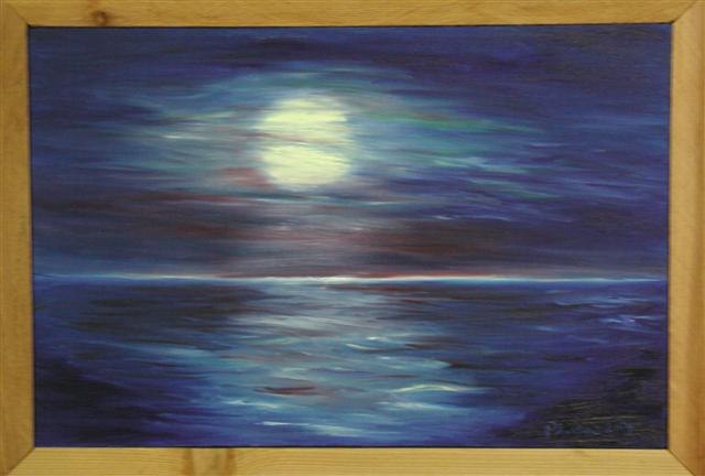 Blue Moon (from Wall of Bay City Arts Center)