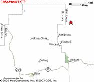 Minam State Recreation Area map